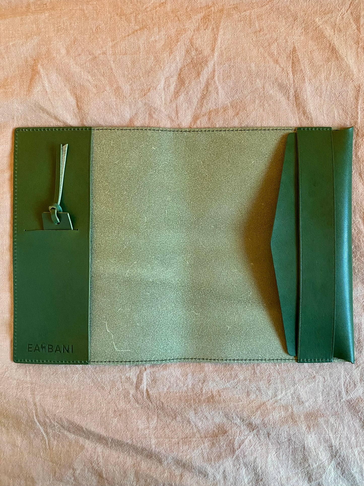 TOCHIGI LEATHER BOOKCOVER size 単行本 GREEN