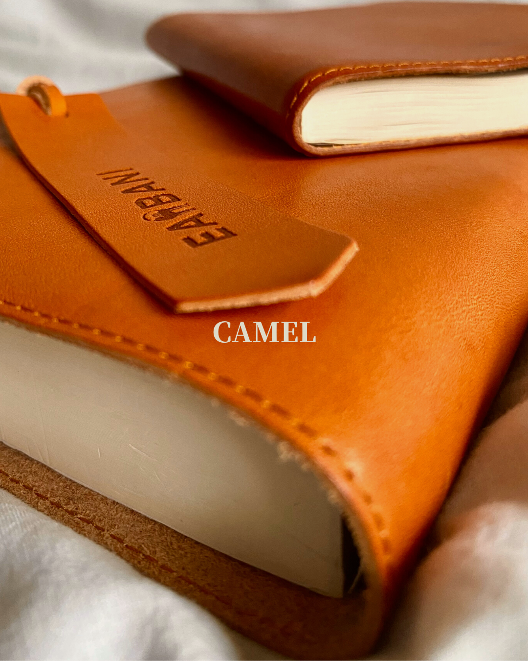 TOCHIGI LEATHER BOOKCOVER size 単行本 CAMEL