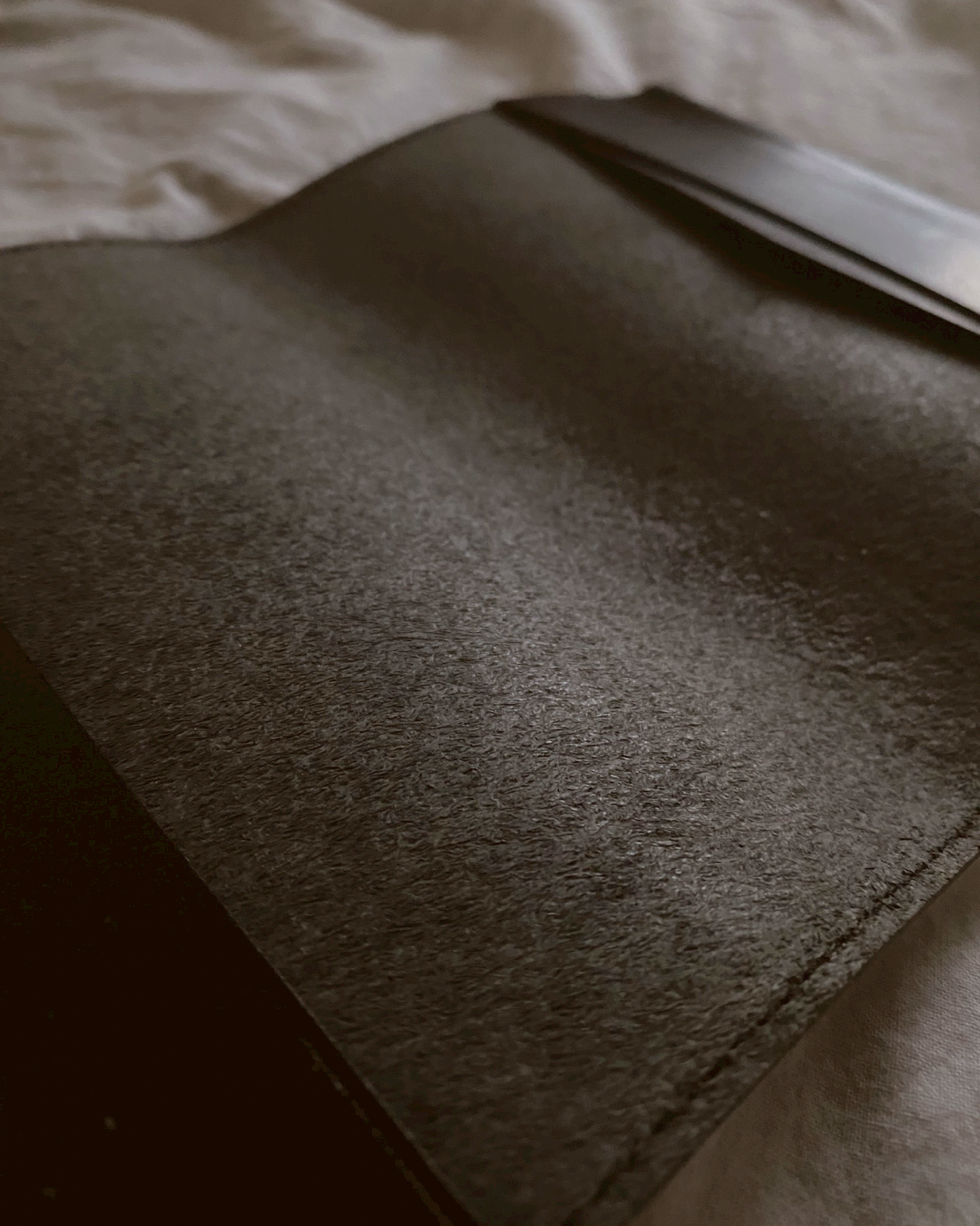 TOCHIGI LEATHER BOOKCOVER size 文庫本 BLACK