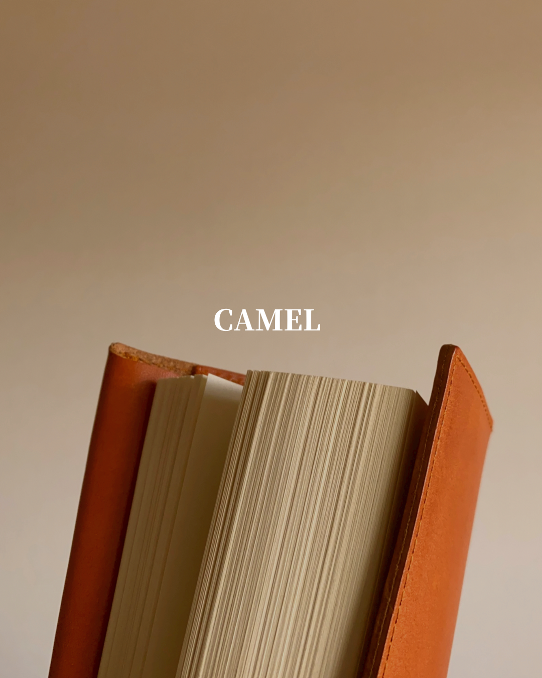 TOCHIGI LEATHER BOOKCOVER size 文庫本 CAMAL