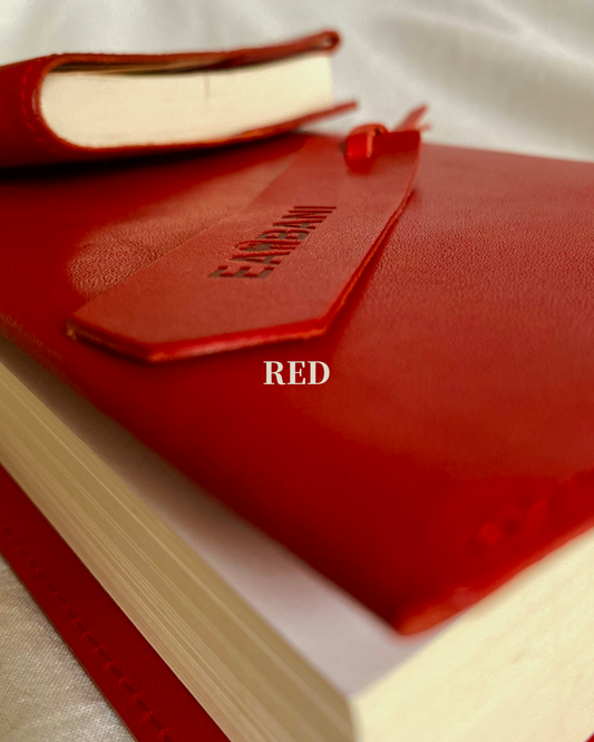 TOCHIGI LEATHER BOOKCOVER size 単行本 RED