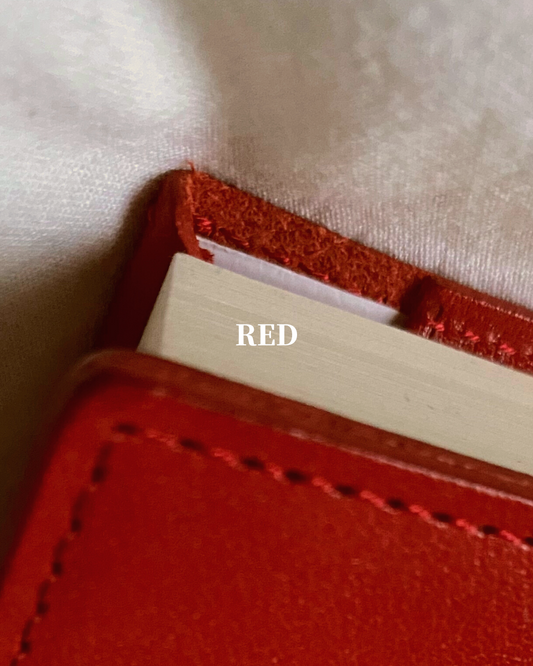 TOCHIGI LEATHER BOOKCOVER size 文庫本 RED